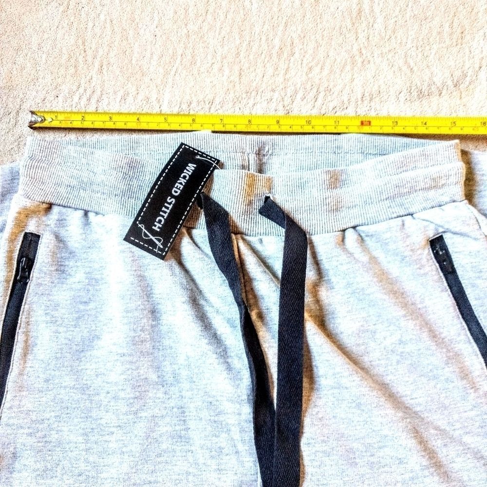 Wicked Stitch Women Loose Fit Joggers Heather Grey - Picture 7 of 13